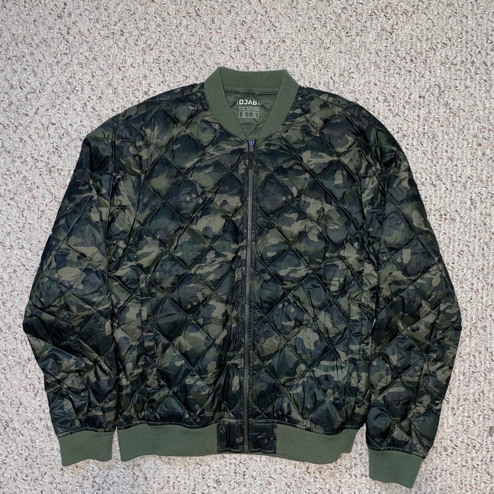 DJAB military ultralight down quilted bomber
